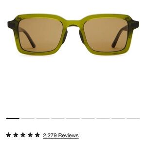 Crap Eyewear The Heavy Tropics Olive Green Sunglasses